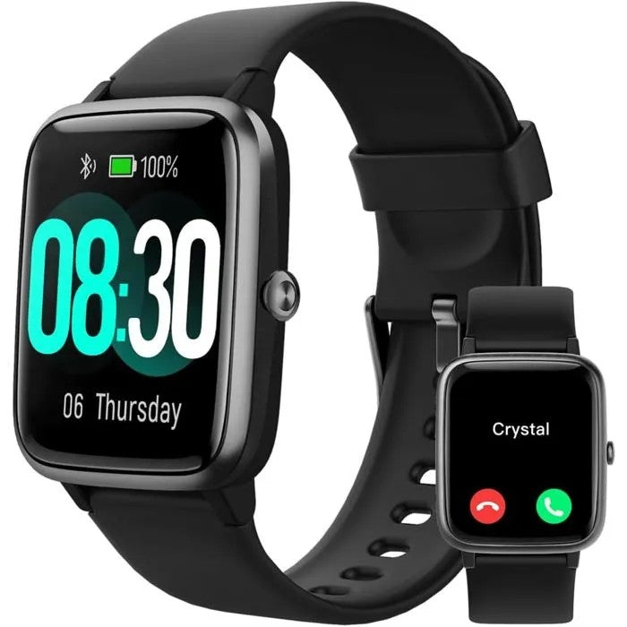 Smartwatch with Bluetooth Calling, Compatible with Samsung Huawei Xiaomi Android iOS, Fitness Tracker, Pedometer