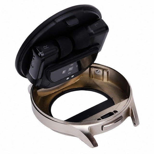 2-in-1 Smart Watch with AI Noise-Canceling Earphones, Sports Fitness Tracker, Silver