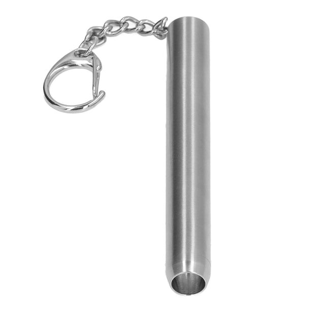 Mini LED Flashlight 500LM, 304 Stainless Steel, Portable with Snap Hook, Outdoor Adventure