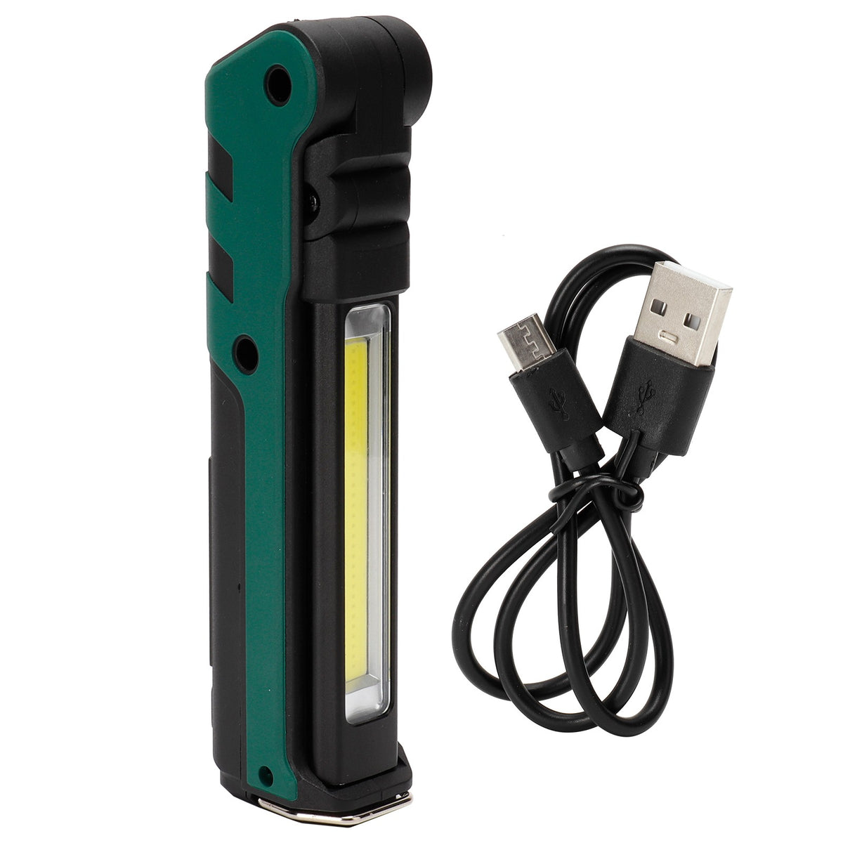USB LED Work Light, Foldable Portable Flashlight with Magnet for Car Repair Emergency
