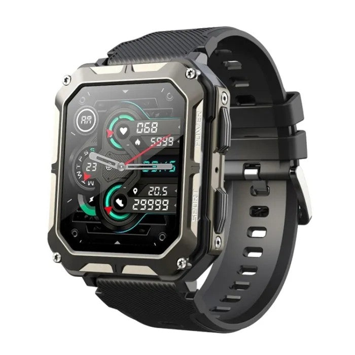 Men's Smartwatch IP68 Waterproof, Bluetooth Call, Voice Assistant, 180mm, Fitness Tracker
