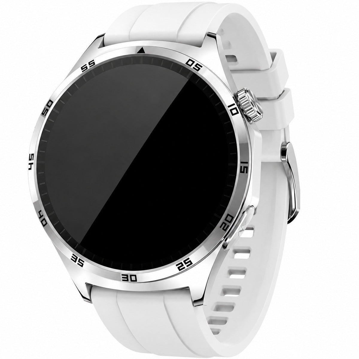 Smartwatch with ECG HRV Uric Acid BMI, 1.43" AMOLED Display, Bluetooth Calling, Heart Rate Monitor, Round