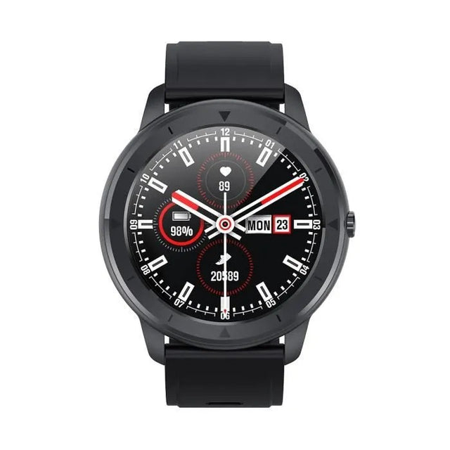 Smartwatch for Men, Call Support, Heart Rate Monitor, Android iOS, Black