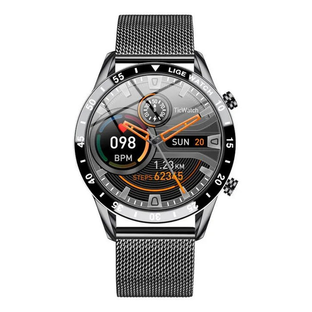Men's Smartwatch 1.32" with Blood Pressure Monitor, IP67, Bluetooth Call, SMS, Compatible with Android iOS