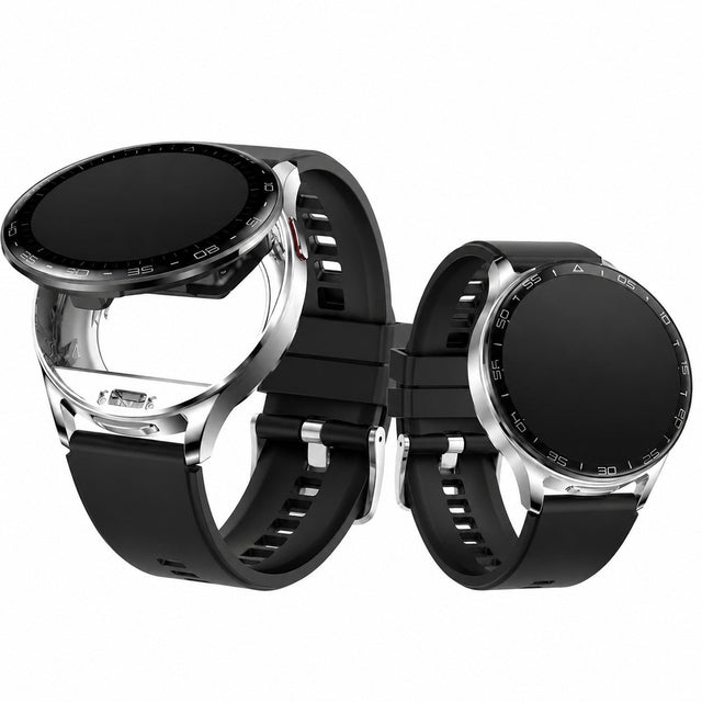 Smart Watch with Bluetooth Earphones, 1.39" Round Screen, Fitness Monitor, Men Women