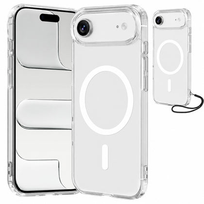 Magnetic Case for iPhone 17 Air 6.6", Compatible with MagSafe, Transparent