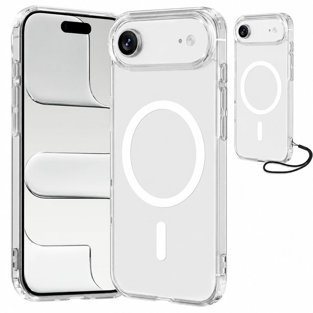 Magnetic Case for iPhone 17 Air 6.6", Compatible with MagSafe, Transparent