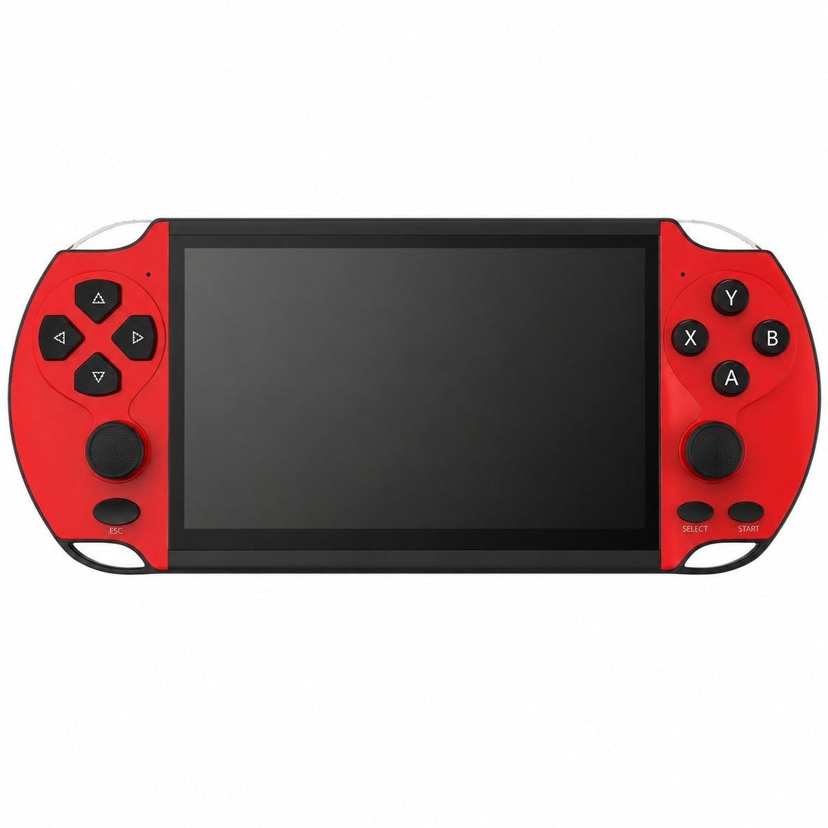 Portable Game Console X12, 5.1" HD Screen, 8GB Memory, Dual Joystick, Red